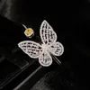 Designer Jewelry Luxury Graf Bracelet Pendant Necklace Design 3D Full Diamond Super Immortal Bow Female Yellow Diamond Colorful Treasure Butterfly Bracelet