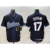 Jerseys Odzież Dodgers Jersey 17 Ohtani Hafted Japończyka elity fanów zespołu Elite Transfer