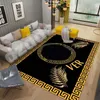 Designer Modern Chadow Carpet Brand Letters Porte de porte tapis sans glissement salon