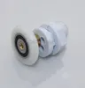 Märke 8st dusch badrumsdörrrullar remskivor Mute nylonhjul löpare diameter 19mm23mm25mm27mm annan hårdvara1660021