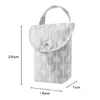 Vl30 Wickelbeutel Neue wasserdichte und wiederverwendbare Baby -Windelbeutel Baby Handtasche große Kapazität Mama -Windel -Aufbewahrungstasche zum Ausgehen D240429