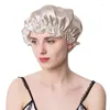 Berets Silk Motornet Weiches Elastizität Spa für Frauen atmungsaktive Feuchtigkeitsdocht -Dusche wiederverwendbares Bad Haarpflege