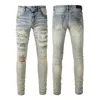jeans violet concepteur jeans hommes jeans mensonges skinny skinny skinny skillet jeans tendance longs raies déchiré jeans asiatique taille asiatique 28-40 # a1