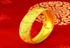 Elegant Wedding Bridal Accessories 18K Solid Yellow Gold Filled Phoenix Pattern Womens Bangle Bracelet Openable Jewelry Gift5985707