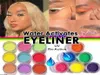 Eyeliner activé à eau UV PASTELS NÉON LUMIÈRES 21 COULEURS PASTEL Noir Lumière UV Réactive Glow dans Dark Eye Dinner2701238