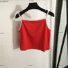 Projektantka kamizelka na dzianina odzież marki dla damskiej letnie topy moda logo logo damskie rękawowe koszulka kwietnia 29 kwietnia
