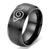 Anime Ring Fine Jewelry 8mm Black Cool Men Jewelry Stainless Steel Mens Man Party Accessories Usa Size9726798