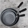 PANS DURABIE POUR FRYING WOK PAN Céramique antiadhésif Induction Induction Steak Cuisine Cuisine Gas Stove Skillet Volet de cuisine pour la cuisine Dhdny