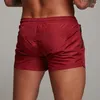 Shorts masculinos Swimsuit Swim Summer Summer Casual Beach Board for Men Quick Dry Running Surf Fitness Gym Zipper Pocket
