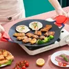 Gianxi Grill Pan Coreano Round Herbone Barbecue Plate da viaggio da viaggio per esterni Accessori fritti 240429