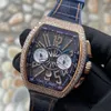 VVS Moissanite bezaaid automatisch hiphop roestvrijstalen mechanisch horloge voor mannen