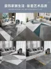 Mattor Nordiska vardagsrum Lätt lyxig high-end full soffa soffbord matta hushållens kristall sammet stort område