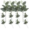 Fleurs décoratives 24pcs Fake Plant Decor Tides Réalistes Branches Greeries Picks