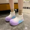 Bottes de pluie Style pour femmes kawaii chaussures en caoutchouc imperméables