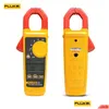 Clamp metri Fluke all'ingrosso 325 True RMS Meter Ac DC Amperimetric Professional Voltmeter Digital Amperometro Pinza elettricista corrente D Dh9ko