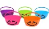 Halloween LED Portable Pumpkin Basket Trick Or Treat Colourful Children Toy Candy Storage Buckets Hallowmas Party Decorations BH493701166