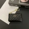 Fashion leather Purse keyrings Designer Key Pouch with zipper Mini Wallets Coin Credit Card Holder High Quality