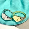 Ring Designer Ring Luxe sieradenringen voor vrouwen alfabet diamant ontwerp cadeau sieraden veelzijdige ringen zeer optionele geschenkdoos maat 5-9 erg goed