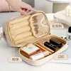 Sacs de rangement mode Fashion Double-couche Cosmetic Sac de toilette portable PU Travel Imperproof Wash Wholesale