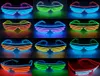 Party LED Glasses Wire Fluorescent Flash Glass Window New Year Easter Graduation Birthday Party Bar Decorative Luminous Bar Eyewea4977782