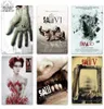 2021 Saw Movie Metal Poster Vintage Tin Sign Wall art painting Plaque Metal Vintage Retro Wall Decor for Man Cave Decorative Tin S6000882