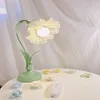 Lampade da tavolo francese accogliente e romantica Lampada da comodino retrò camera da letto americano Atmosfera LightInternet Celebrity Linglan Fiore