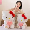 Cartoon Love Cat Doll Cat Plush Toy Gaze Kirt Sitting Bowtie Cat Doll Children's Gift