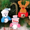 Suministros de fiestas Costeo colgante colgante Santa Claus Snow Man de nieve Craft Crafts Ornaments Año Regalos Xmas Decoración del hogar
