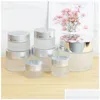 Packaging Bottles Wholesale Packing 5G 10G 15G 20G 30G 50G Frosted Glass Cosmetic Jar Empty Face Cream Lip Balm Storage Container Re Dh9W6