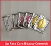 Roze witgouden lip maskeren kussentjes lippen balsem vocht essentie kristal collageen patch pad face care schoonheid cosmetic1984139