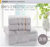 luxury 100 cotton bath towel set brand serviette adulte embroidery large 70140cm1pc face 3474cm2pcs6124648