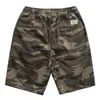 Heren shorts heren vracht shorts wandelen mannelijke Bermuda korte broek camouflage camo elastische taille homme katoen nylon luxe comfortabele ontwerper J240429