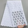 Кружевая кружевная шнурная шнурная ткань SJD с блестками 2024 Высококачественный кружевный материал для кружевного материала для нигерийского свадебного платья A3036 240420
