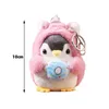 Keychains Bedanyards fofos pinguim boneca de boneca de cartoon carrinho de cartoon Chavedhain Cavai Bag Acessórios para o desenho animado criativo Chave de boneca q2404301