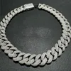 Bold 16mm Moissanite Cuban Link Chain Necklace Luxurious Silver 925 Miami Cuban for Unisex Glamour