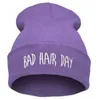 Banie / Capes de crâne Spring Automne Bad Hair Day Snap Back Boneies Chapeau tricot Hip Hop Sport hivern