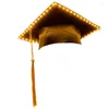 Berretti accademici accademie souvenir berrette per i pendenti scolastici decorativi ornamenti scappatoio da capofamiglia di laurea