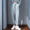Women's Pants Spring/summer 2024 Sweatpants Loose Beam Feet Two Kinds Of Wearing Casual Wide-leg Trousers Women Baggy