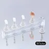 Manyetik tırnak tutucu yanlış tırnak ucu uygulama standı kristal taban tutucu çivi sanat ekranı sanat salonu diy pratiği için 5pcs/set