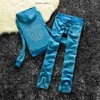 Juicy drotiuit damskie dwuczęściowe spodnie 2023 Juicy Cotre Tracksuit Designer Zestaw jesień/zima dwuczęściowy garnitur modny