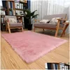 Carpets P Carpet Display Counter Shelf Mat Floor Dressing Table Shop Decoration Interior Bedroom Living Room Fur Rug Door Round Y0803 Dh6Kd