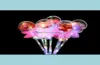 Party Decoration Led Favor Light Up Glowing Red Rose Flower Wands Bobo Ball Stick For Wedding Otg161137151