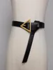 Women Belt Luxury Designer Brand Fashion 2020 Fibbia in metallo lungo 2 cm Widone 110 cm cinture nere in giro T2004276573914
