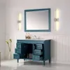 Современная светодиодная ванная комната в матовой никелевой отделке - гладкий и стильный минималистский дизайн, идеально подходит для современных ванных комнат - 27,8 x 4,3 x 3,4 дюйма