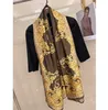 2024 Projektant mody szalik Ladies luksusowy jedwabny szalik klasyczny wiosna 180-90 Jedwabny szalik