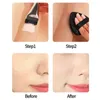 Cepillo de base de cabeza plana de maquillaje 3-en-1 y hojaldre negro esponjado esponja ultrac sin maniobras herramienta aplicadora