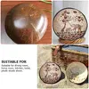 Tigelas tigelas pratos de casca de coco nozes recipiente tigela toninha lipt mesa de madeira decoração de madeira decoração