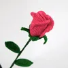 Flores decorativas de malha de malha de rosa de rosa tecido rosas falsas buquê de buquê artificial festas decoração caseira férias férias presentes de mãe