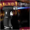 Lighters Jet Butane Gas plus léger fumer en métal torche Ventroproofr Cigar Gun Turbo Big Firepower Bijoux Souding Cuisine extérieure HOMMES DROB DH2BP