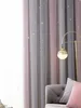 Blackout Kids curtain for Bedroom Thermal Insulated Silver Twinkle Star Boys Antique Grommet Top Window Treatment 240422